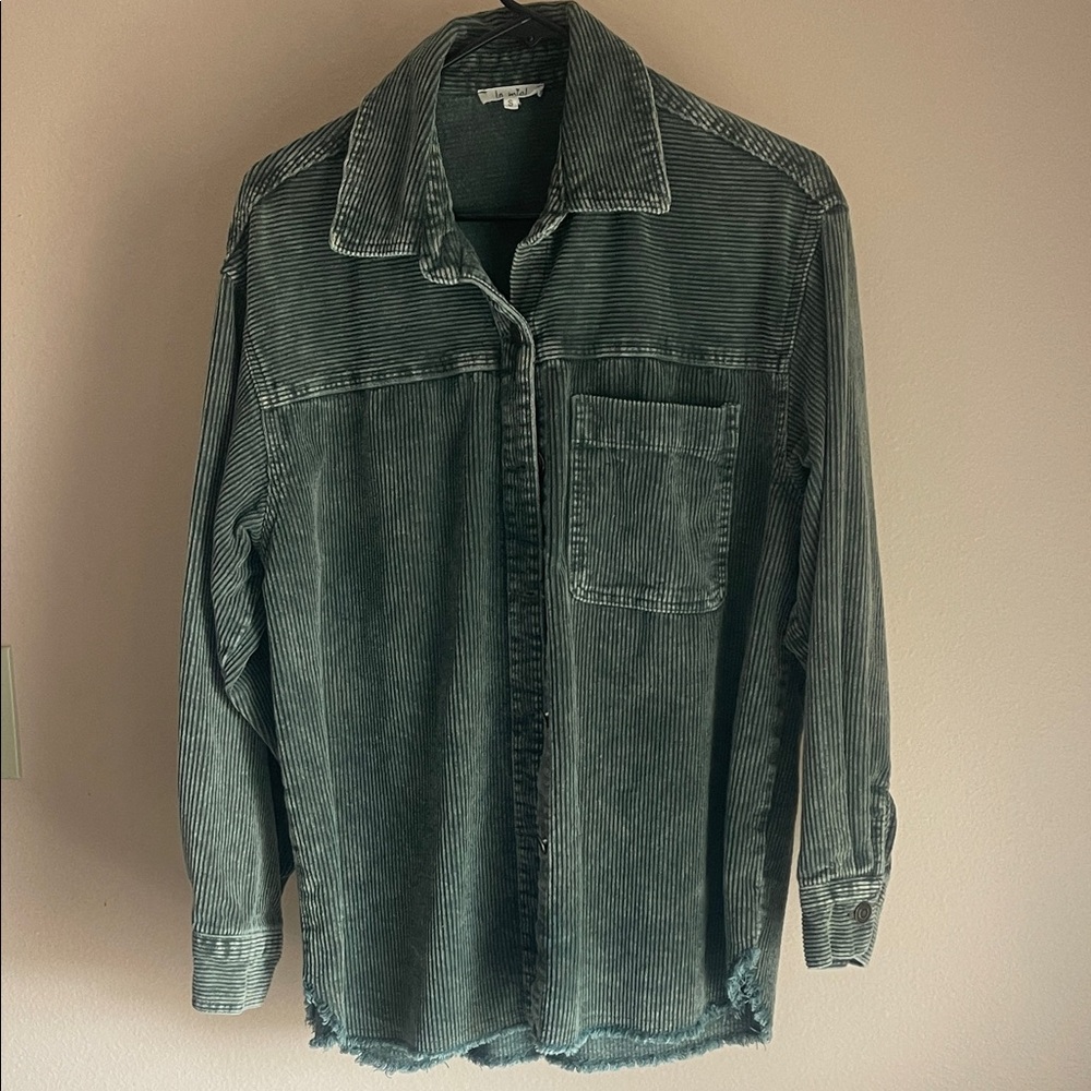 LA MIEL Green corduroy Jacket